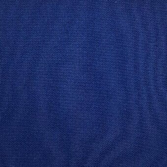 Royal blue fabric texture with a vertical rib pattern, looped pile construction, matte finish, and imprinted “moroso getis a9143” text.